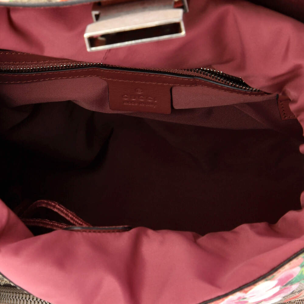 Gucci Buckle Backpack Blooms Print Gg #226471G10B - Picture 5 of 6